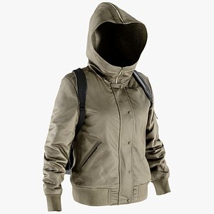 3D jacket backpack pullover