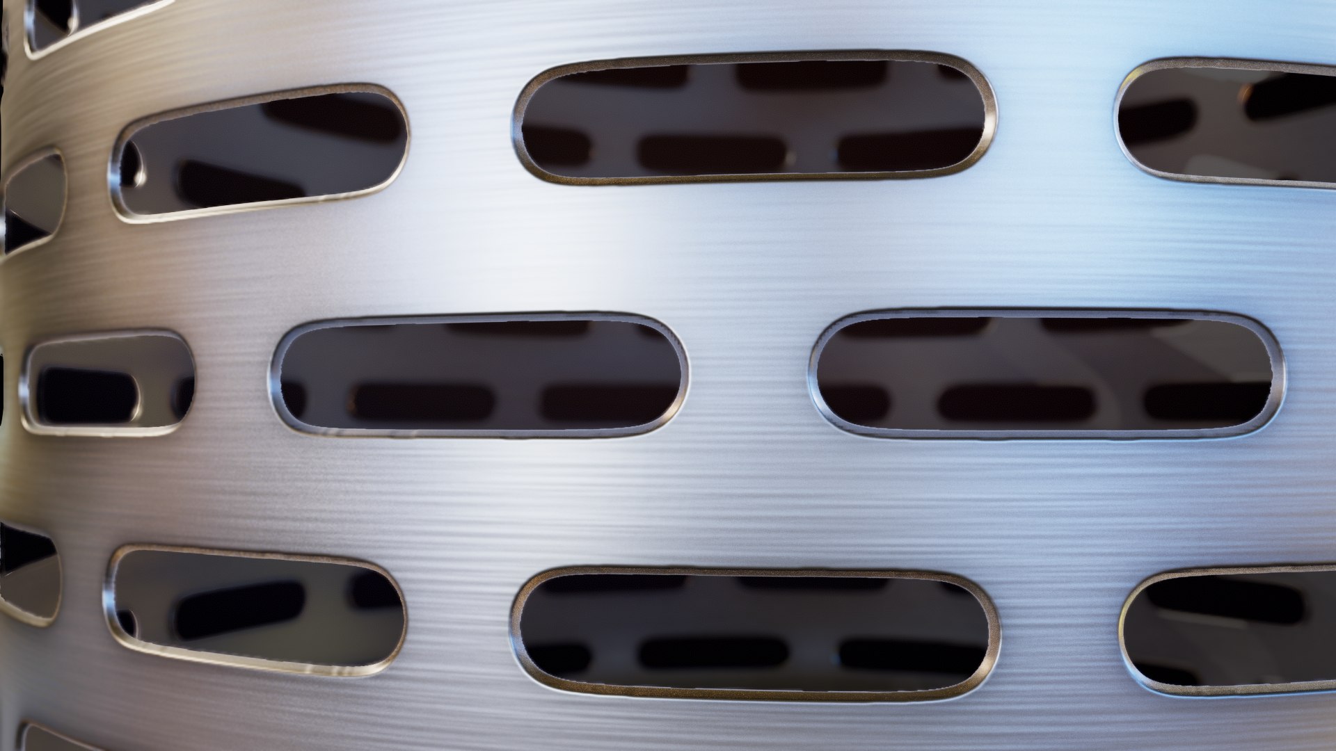 Perforated Metal Mesh Material Textures 3D Model - TurboSquid 2342096