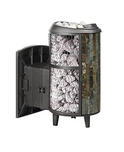 Sauna Stove Atmosphere L grid lamellas jade