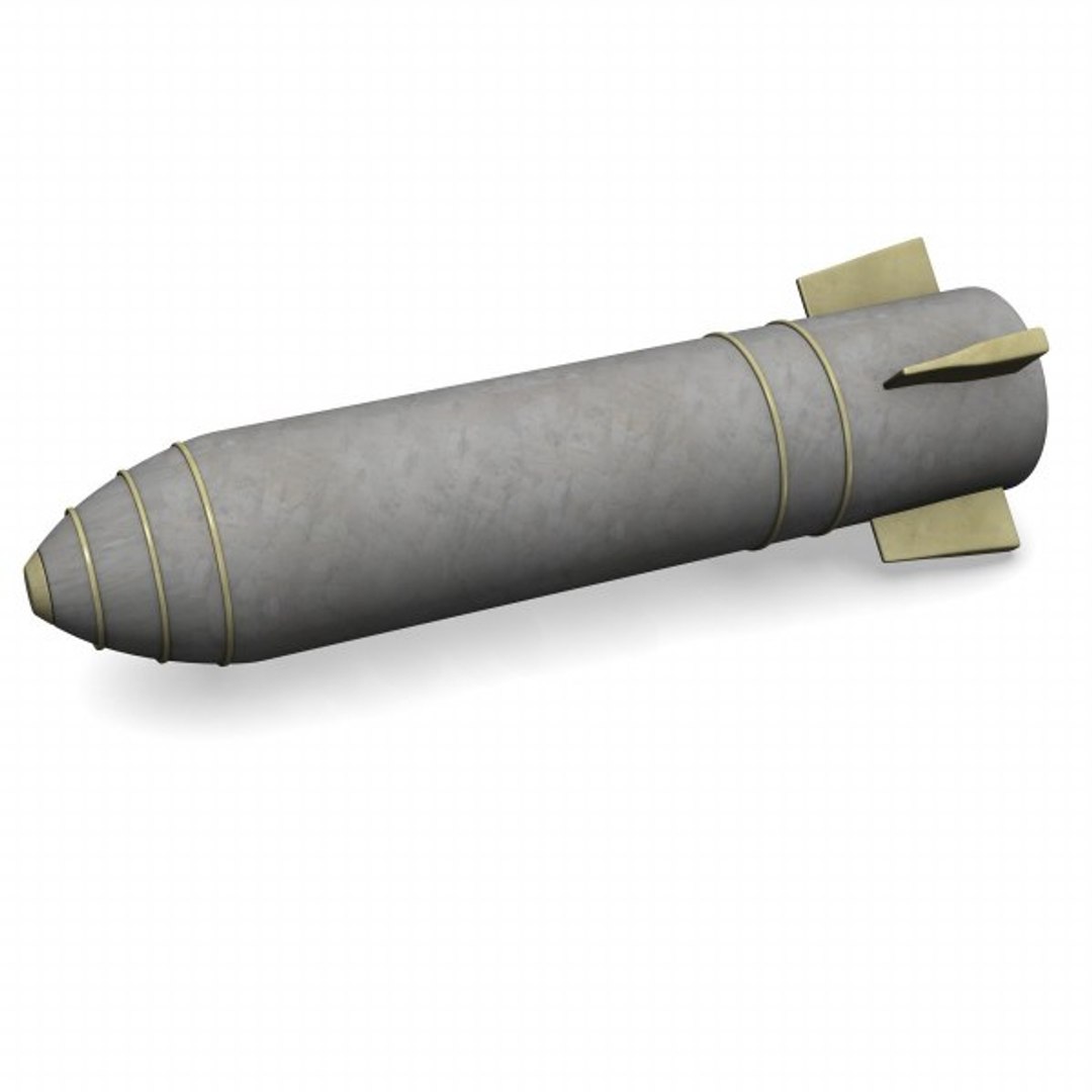 bombs 3d dxf