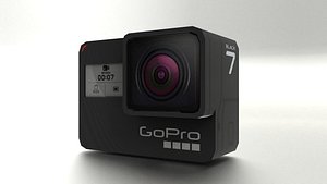 CamaraGoPro HERO 7 Model 3D