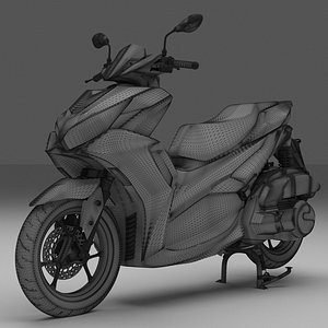 3D model Yamaha Aerox 155 Connected 2020