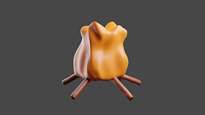 3D Fire 3D Model
