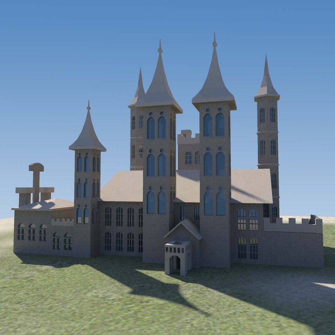 3d Model Castle Versions