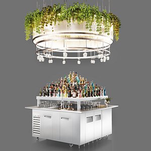 cocktailbar 03 Cafe  island Bar model