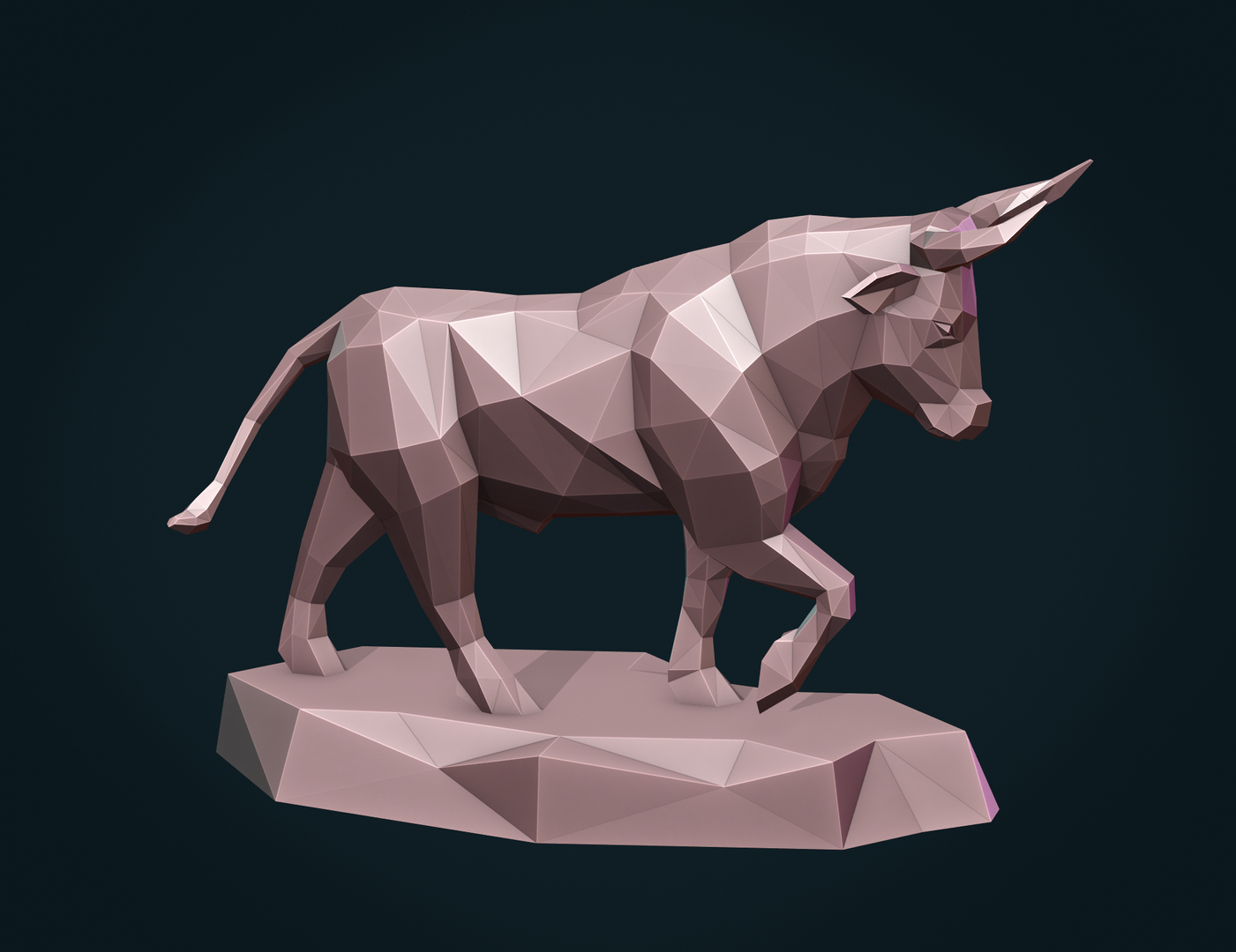 Bull Sculpture 3D Model - TurboSquid 1691458