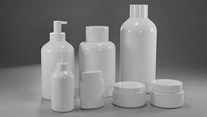 3D Cosmetic bottles
