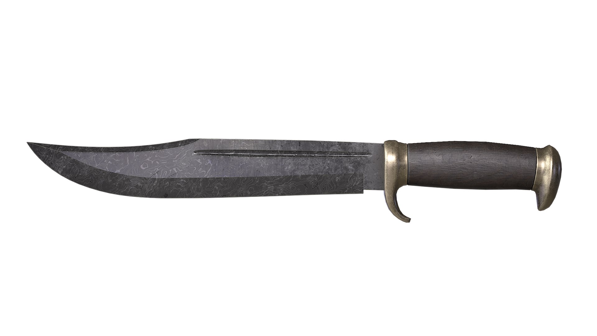 ピコカスタムDamascus Semi-mechanical 18500 MOD （3D Damascus Knife 