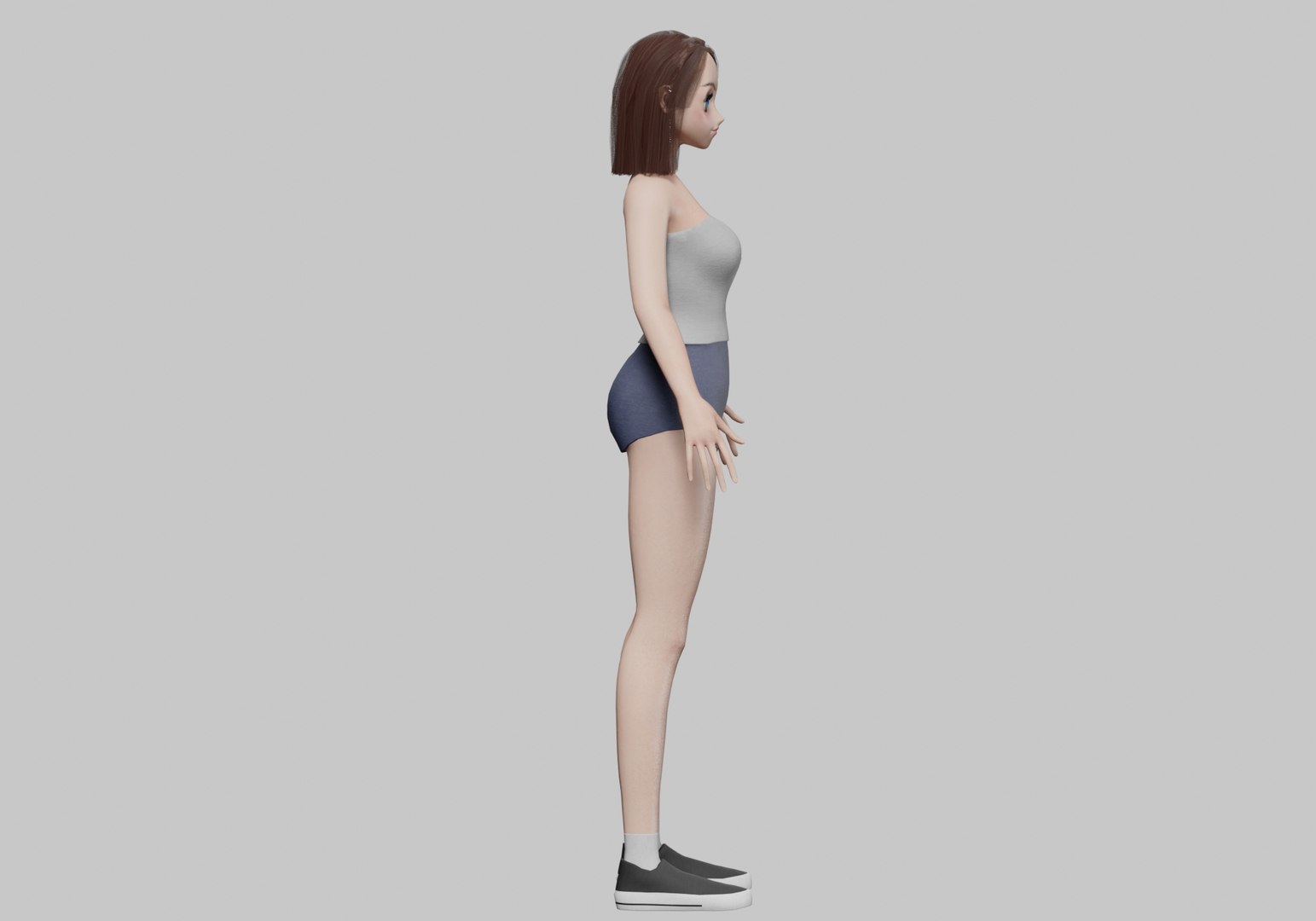 Beautiful Basic Girl V28280 3D Model - TurboSquid 2270378