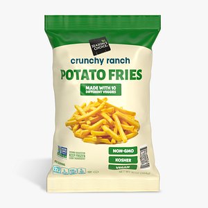 Ultra-Realistic Potato Chips Package 3D model
