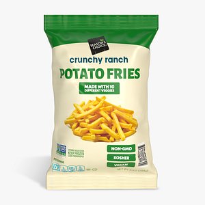 Ultra-Realistic Potato Chips Package