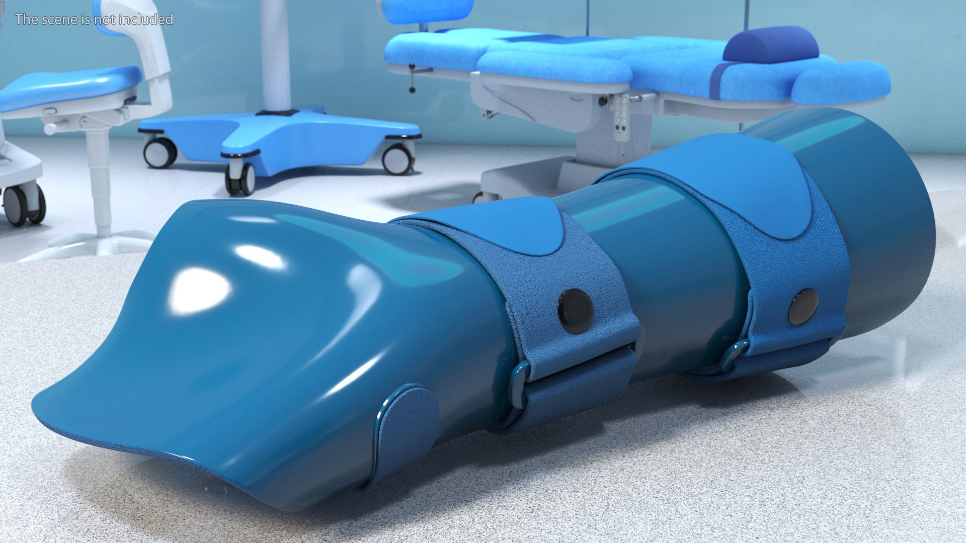Resting Hand Splint Blue Model - TurboSquid 2123569