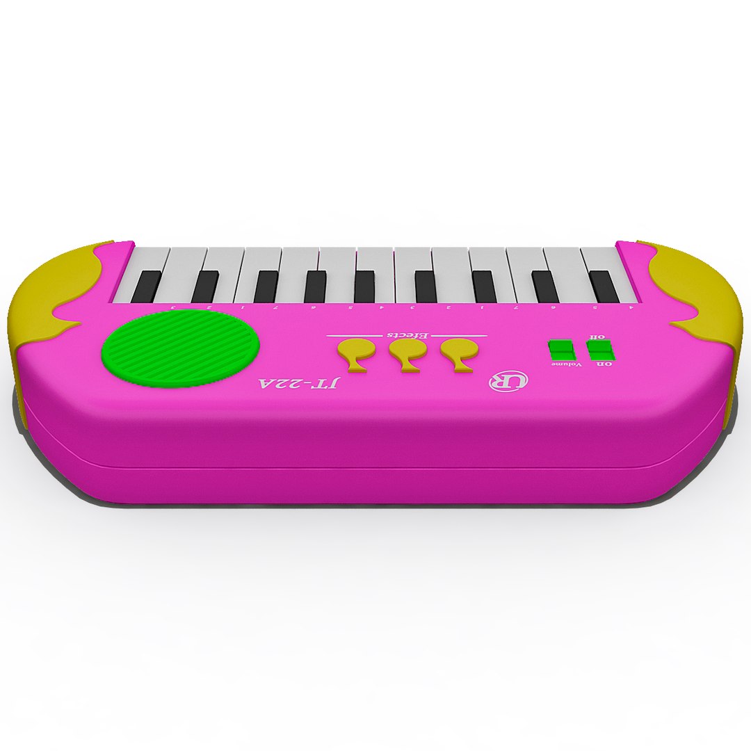 3ds Max Electronic Toy Keyboard
