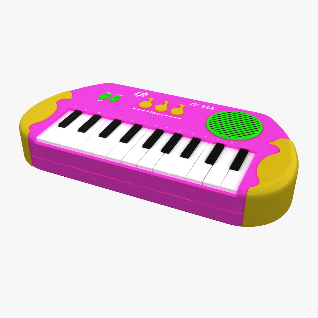 3ds max electronic toy keyboard