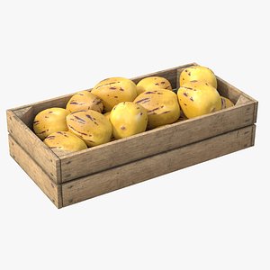 3D Pepino Wooden Crate model