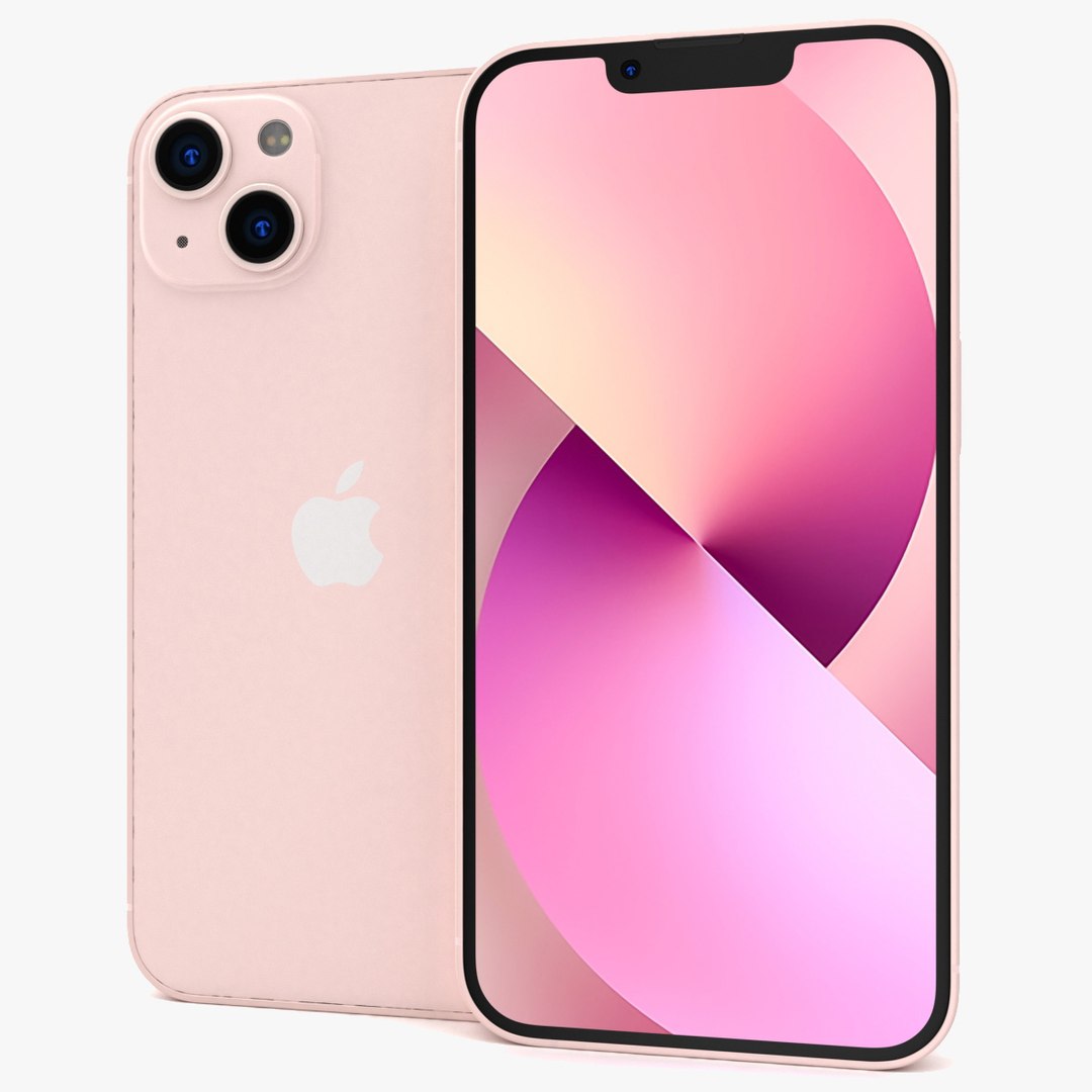Apple IPhone 13 Pink 3D - TurboSquid 1797132