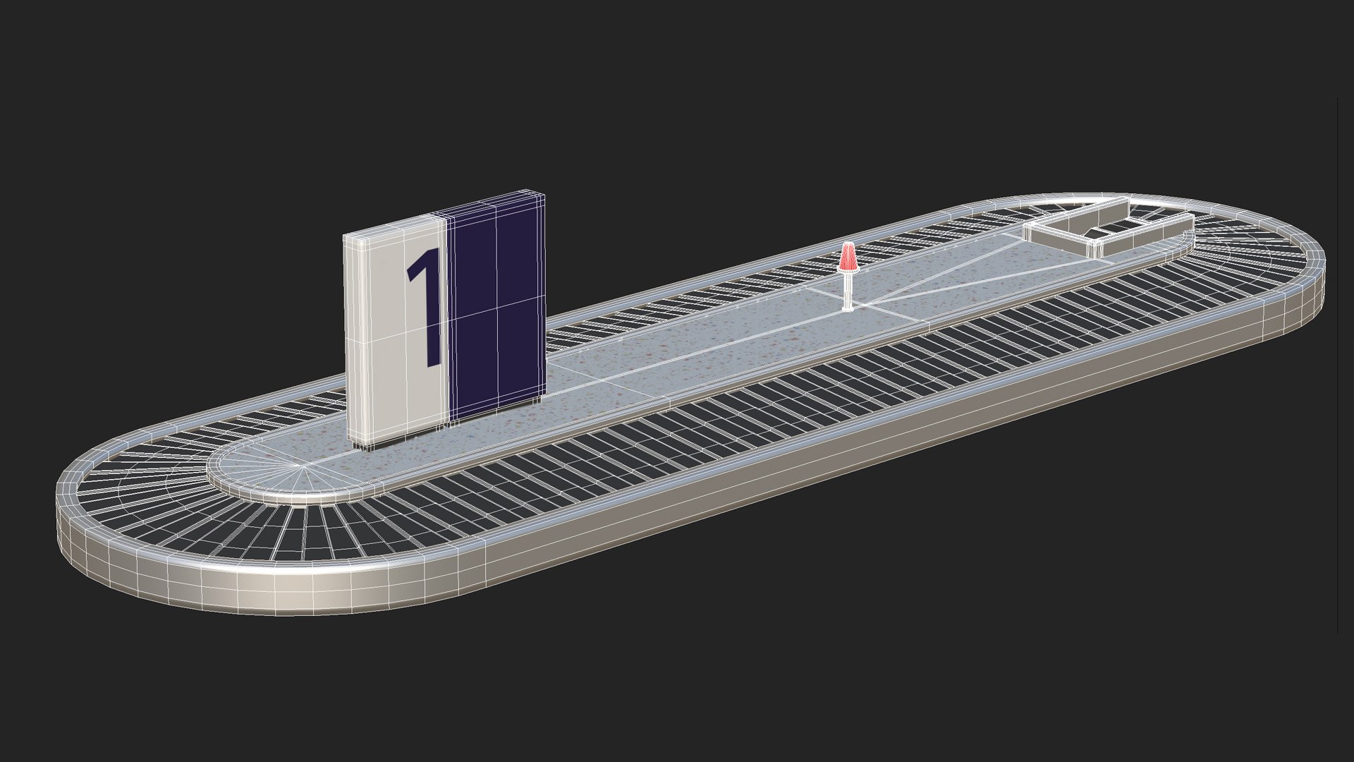3D Baggage Carousel model https://p.turbosquid.com/ts-thumb/Bv/eWwcJU/Xr/baggage_carousel_13/jpg/1706627846/1920x1080/fit_q87/32d0c7aa700ce281af5fac528e8c4206c6d4a558/baggage_carousel_13.jpg