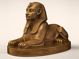 Egyptian Sphinx - 3D Print model 3D