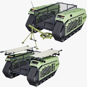 THeMIS Cargo Military Robot Modular Collection PBR