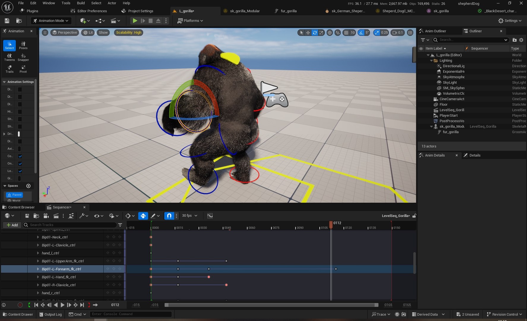UE5 Gorilla Rigged Fur model https://p.turbosquid.com/ts-thumb/Bv/jnITDk/E1/weixinscreenshot_20240806195842/jpg/1748078627/1920x1080/fit_q87/a2f76a58ae39de3b0fa5bbed29b304b4266c7a74/weixinscreenshot_20240806195842.jpg