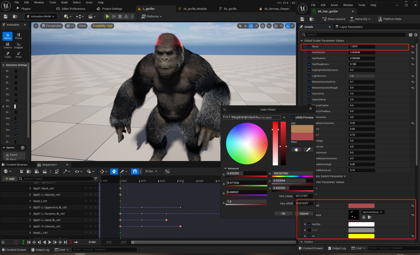 UE5 Gorilla Rigged Fur model https://p.turbosquid.com/ts-thumb/Bv/jnITDk/HC/weixinscreenshot_20240806200137/jpg/1748078629/1920x1080/fit_q87/3c399374e5db997f982973cd074c43f29bafeecc/weixinscreenshot_20240806200137.jpg