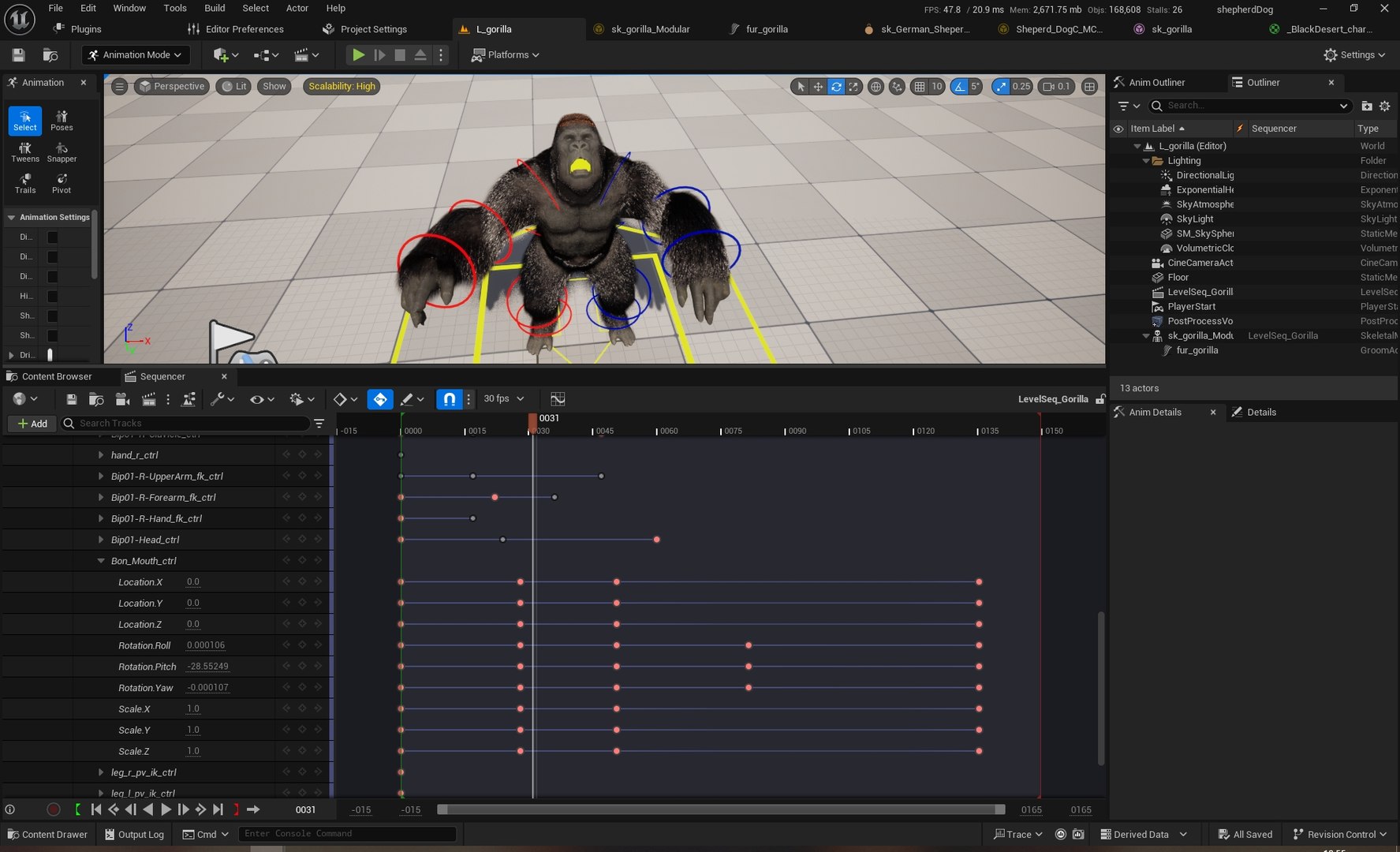 UE5 Gorilla Rigged Fur model https://p.turbosquid.com/ts-thumb/Bv/jnITDk/YD/weixinscreenshot_20240806195544/jpg/1748078627/1920x1080/fit_q87/ca6d1225ea943fd50f482669ce9223d7783beccd/weixinscreenshot_20240806195544.jpg