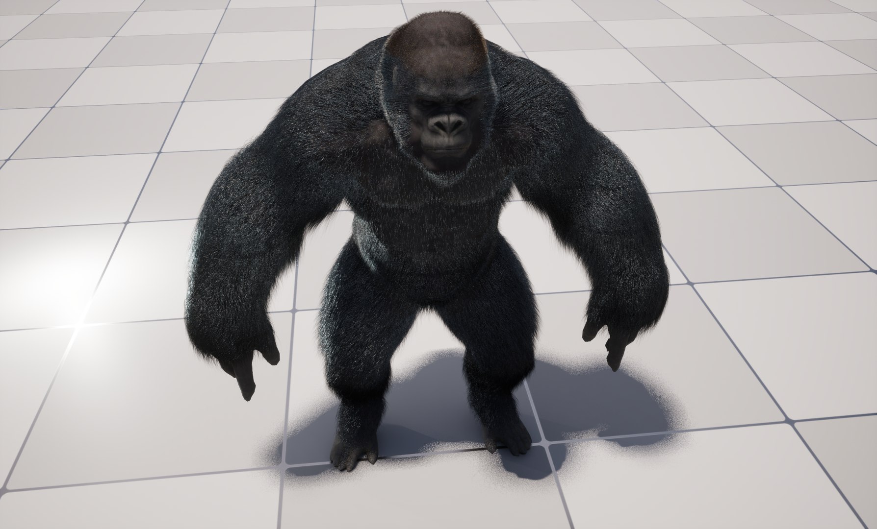 UE5 Gorilla Rigged Fur model https://p.turbosquid.com/ts-thumb/Bv/jnITDk/cu/highresscreenshot00009/png/1748078624/1920x1080/fit_q87/42b5dadaa692ee48e87cf101301206d134b55230/highresscreenshot00009.jpg