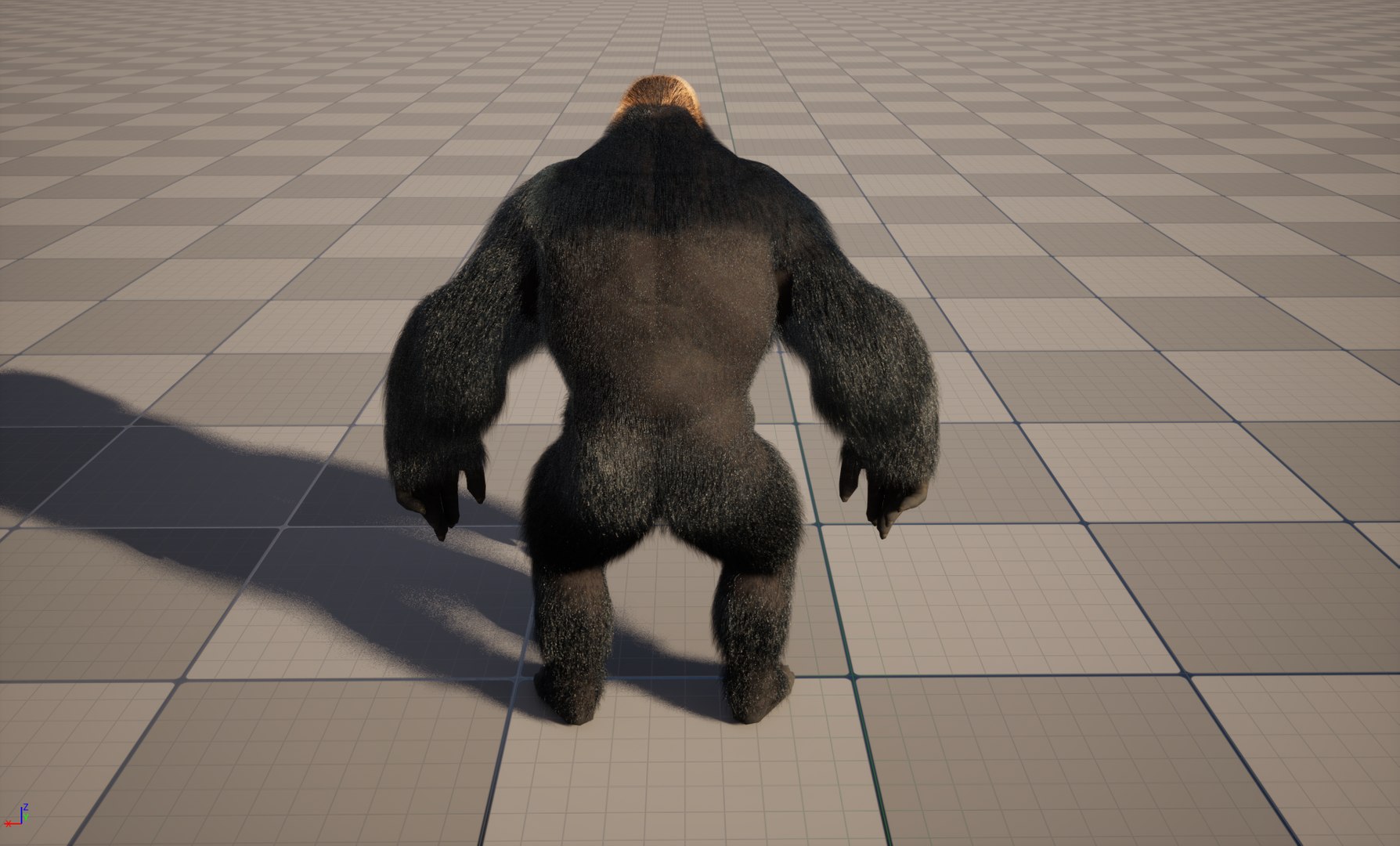 UE5 Gorilla Rigged Fur model https://p.turbosquid.com/ts-thumb/Bv/jnITDk/o0/highresscreenshot00002/png/1748078636/1920x1080/fit_q87/64803ee58ca1a595bc403cab198f2fcac40abbcf/highresscreenshot00002.jpg