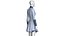Girls Tactical Zip-Up Ruffled Mini Dress