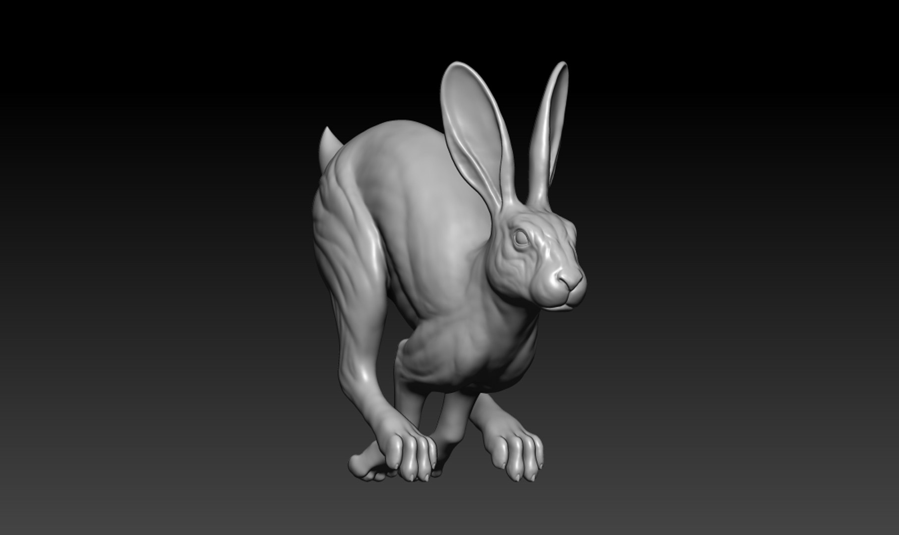 Rabbit Running 3D - TurboSquid 1686601