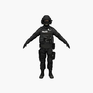 3D model Police