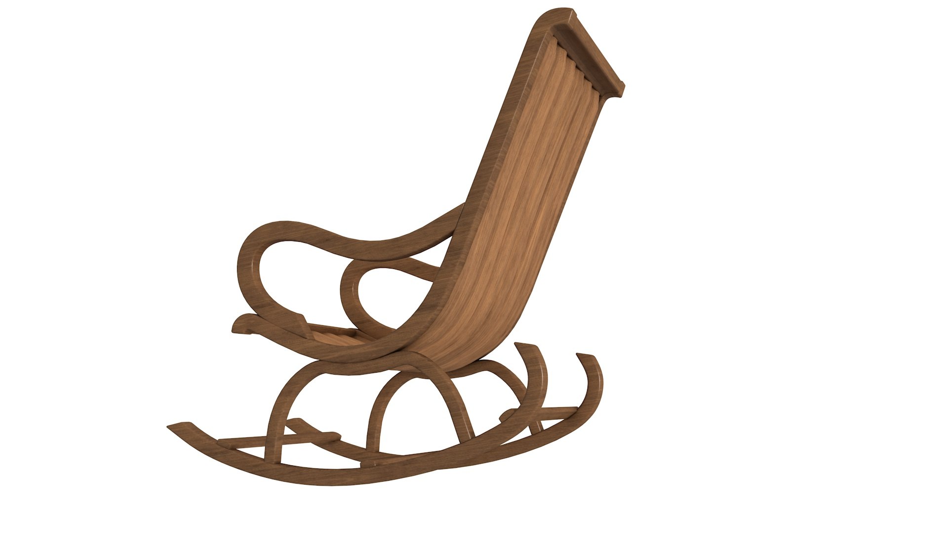 3D Rocking Chair Model - TurboSquid 2080455