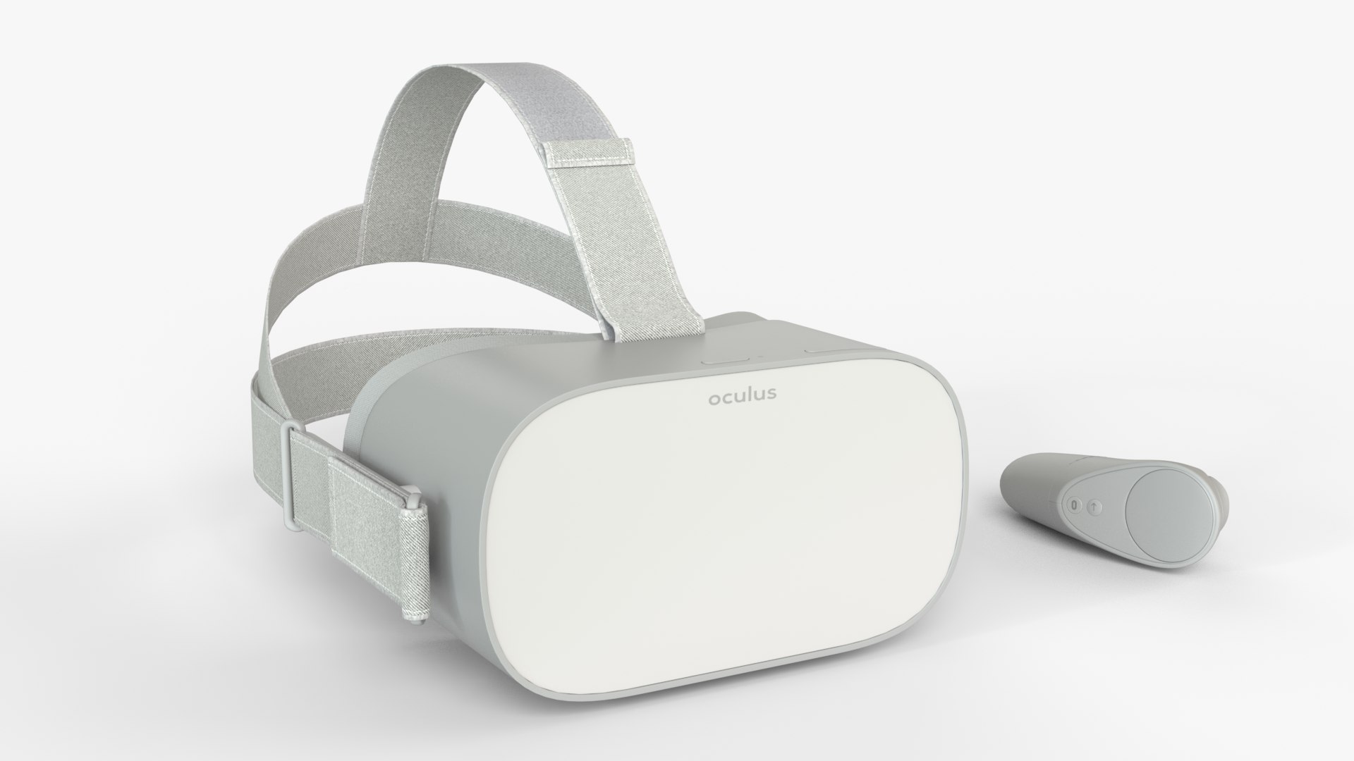 modelo 3d Auriculares Oculus Go con controlador - TurboSquid 2169929