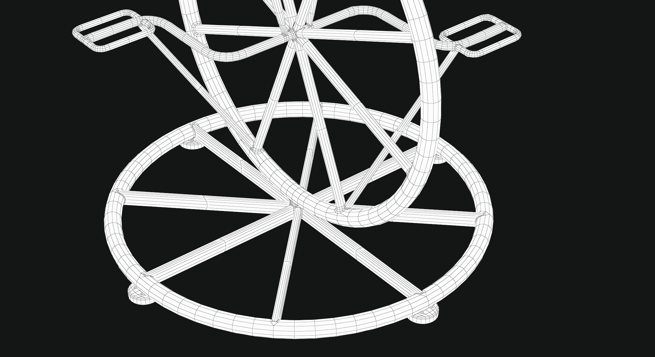 3D bicycle wheel bar stool model TurboSquid 1326487