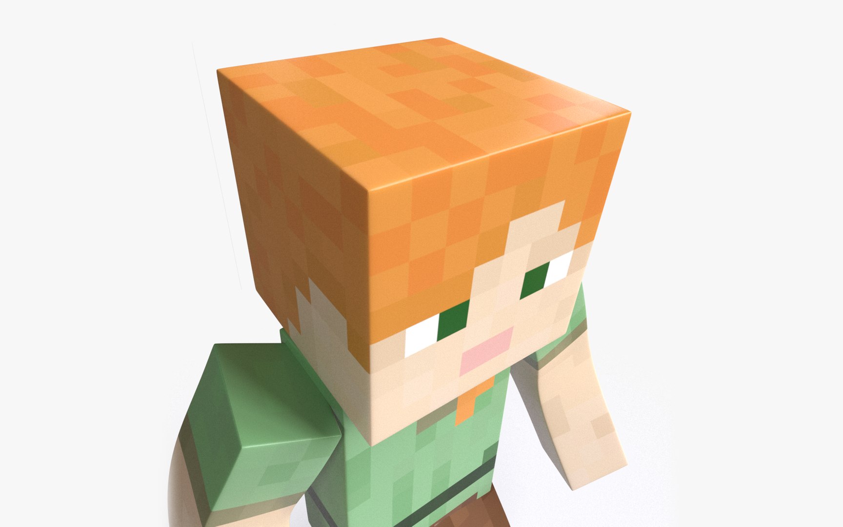 3D Alex Minecraft - Mixamo Animatable - Vray-Arnold Model - TurboSquid ...
