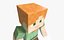 3D Alex Minecraft - Mixamo Animatable - Vray-Arnold model
