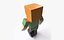 3D Alex Minecraft - Mixamo Animatable - Vray-Arnold model