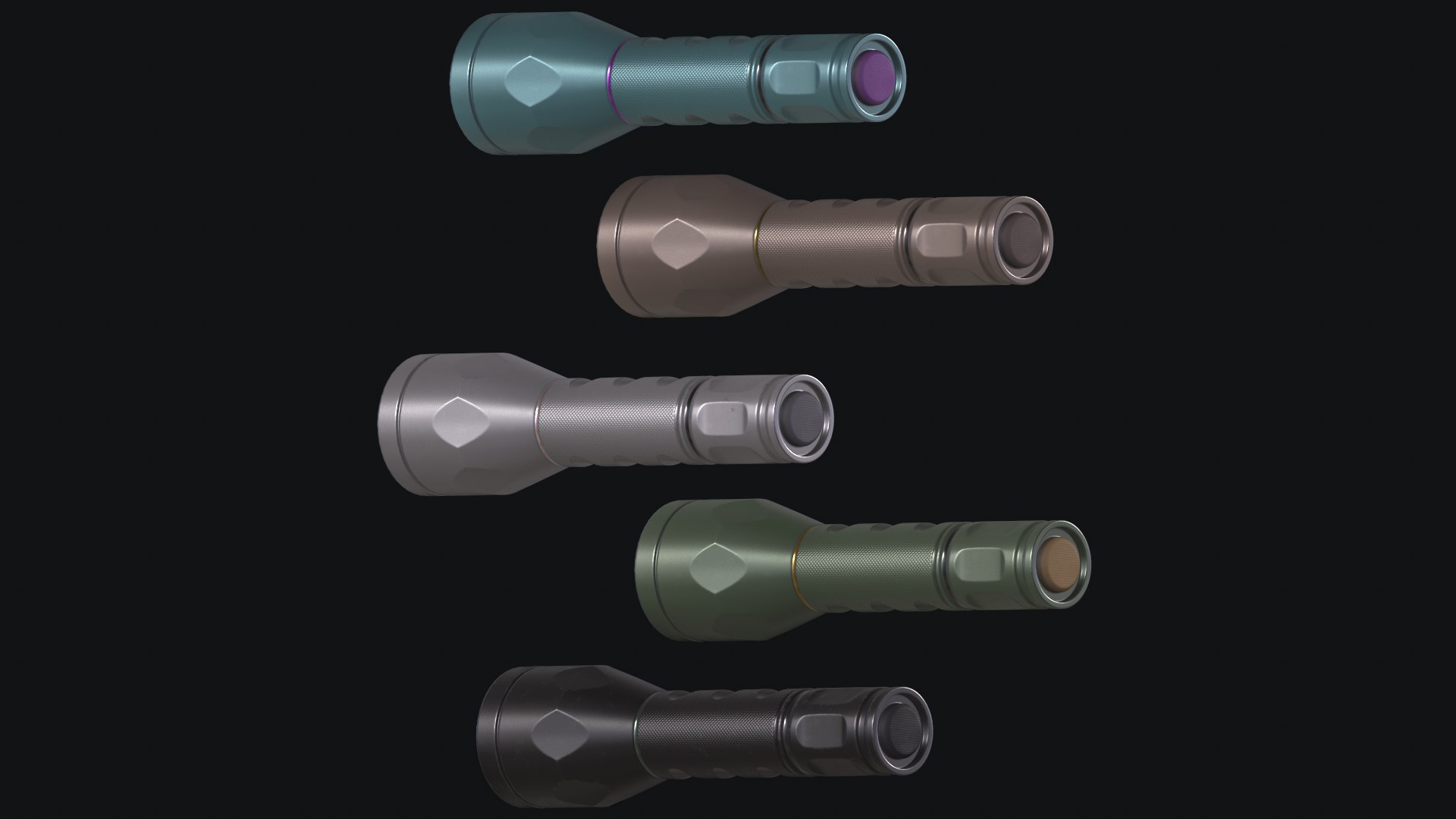 Tactical Flashlight Game Ready 3D Model - TurboSquid 2011508