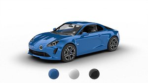 Alpine A110 2018 3d model