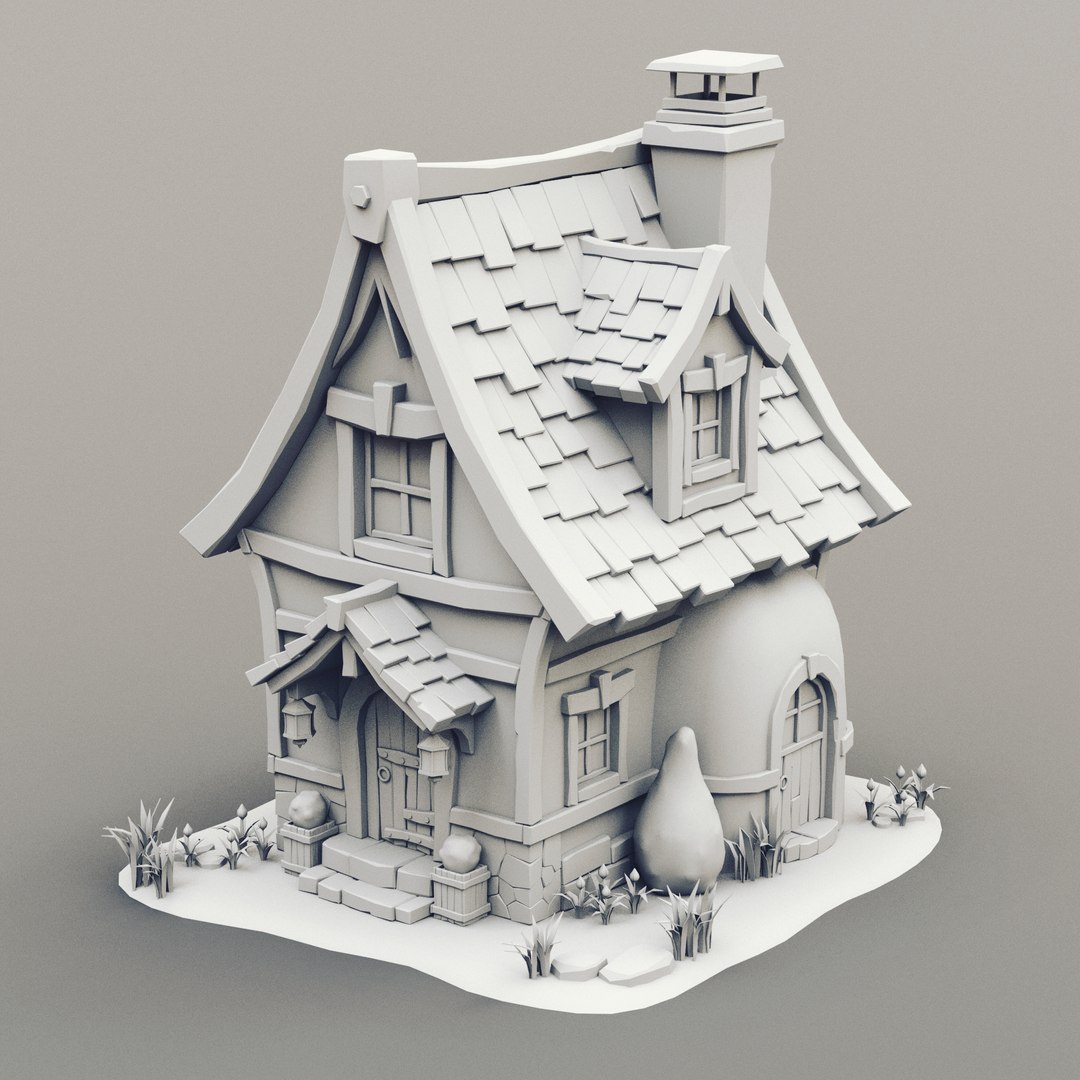 Small Cottage 07 3D Model - TurboSquid 2149172