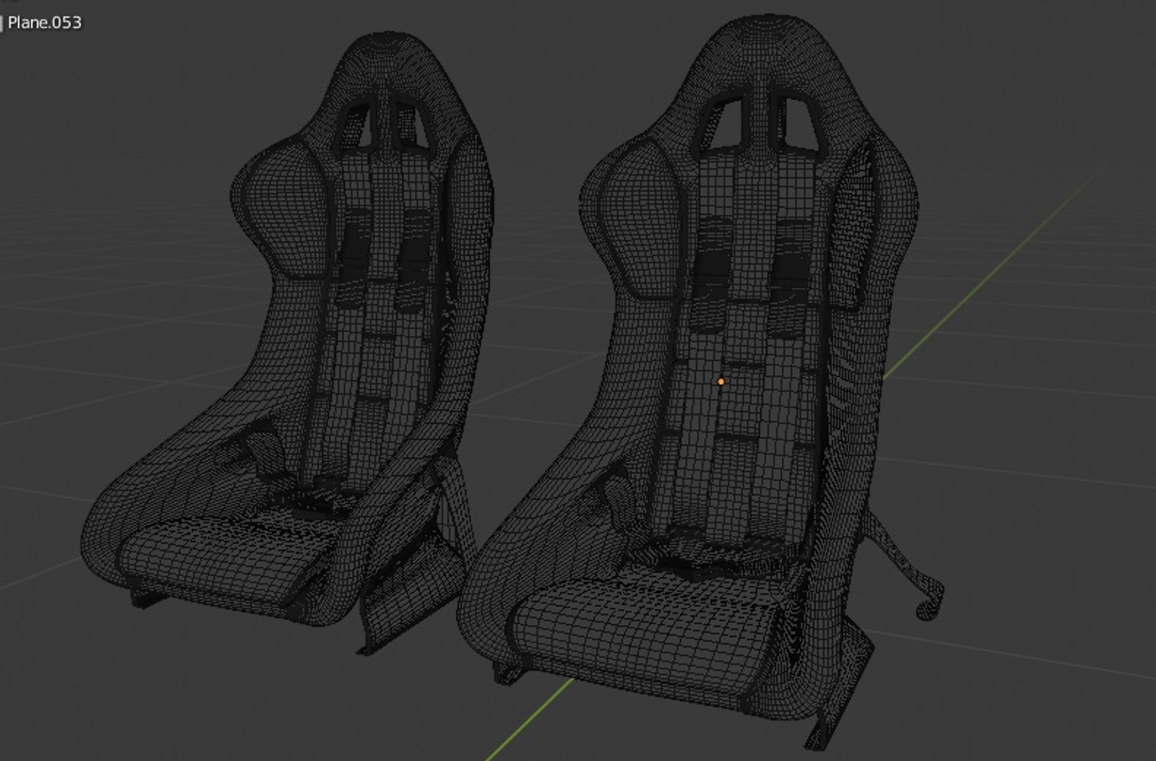 Racing Car Seat 3D Model TurboSquid 1554613