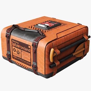 Emergency Raft bag 3D model