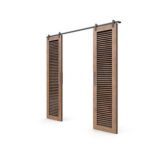 sliding door 3D model