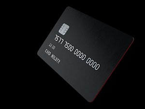 3D model credit card