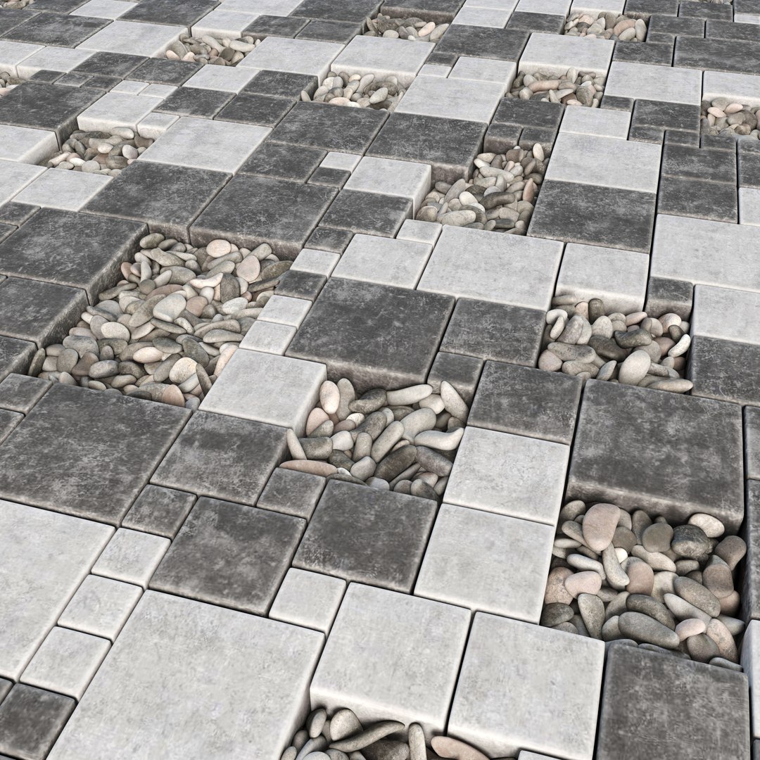 3D Model Paving Decor N27 - TurboSquid 2466048