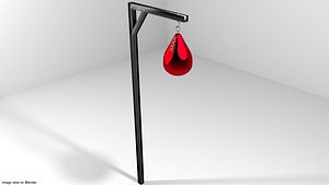 3d model martial-art training equipment