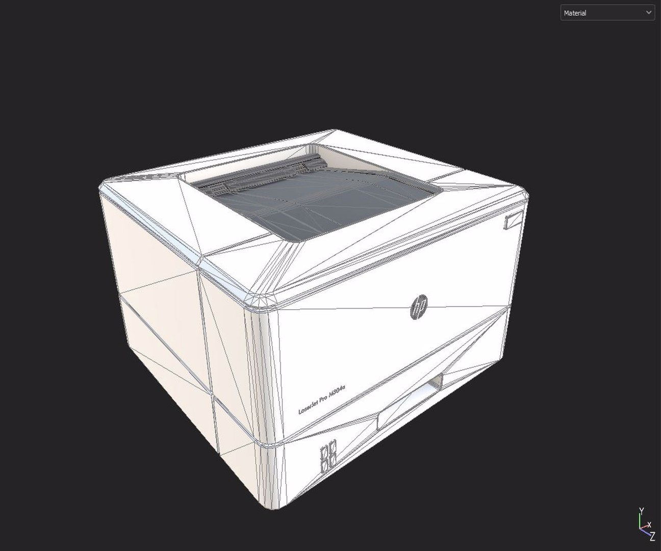 3D HP Printer Model - TurboSquid 2007652