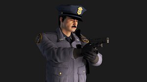 Police Officer Game Ready Rigged