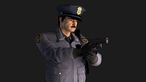 Police Officer Game Ready Rigged
