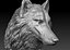 wolf head 3D